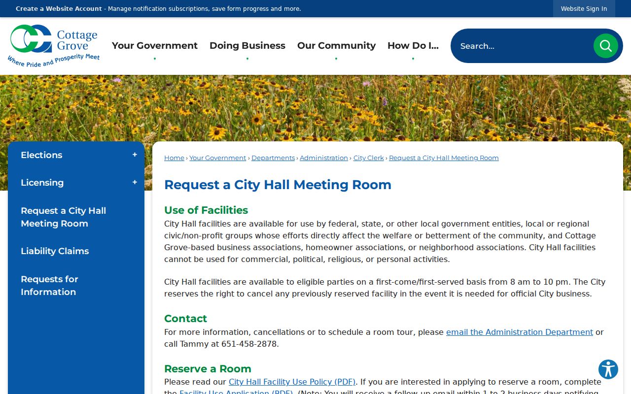 Cottage Grove Washington County court docket city hall location